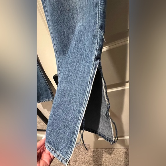 Hidden “Tracy Distressed Split Hem” in Dark wash - Picture 7 of 7